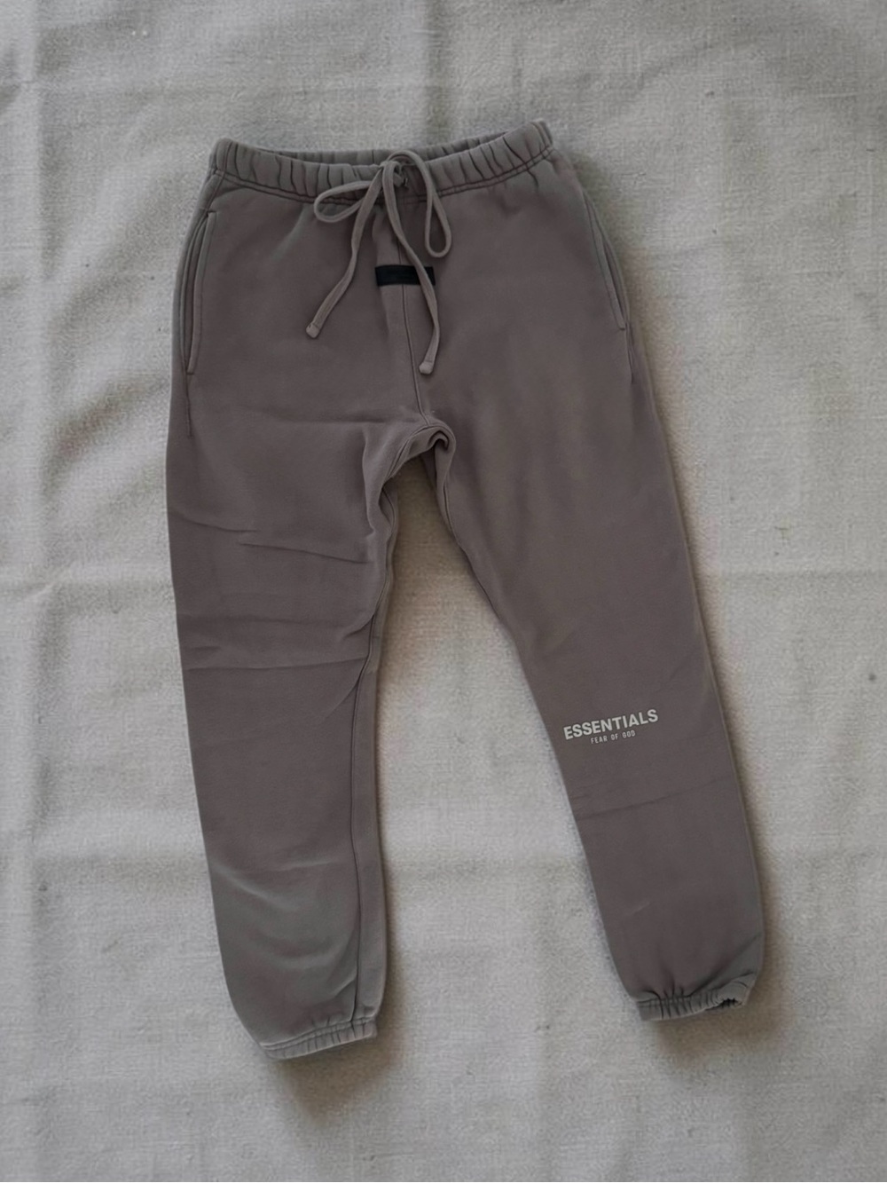 Essentials Women's Taupe-Grey Jogger Sweatpants